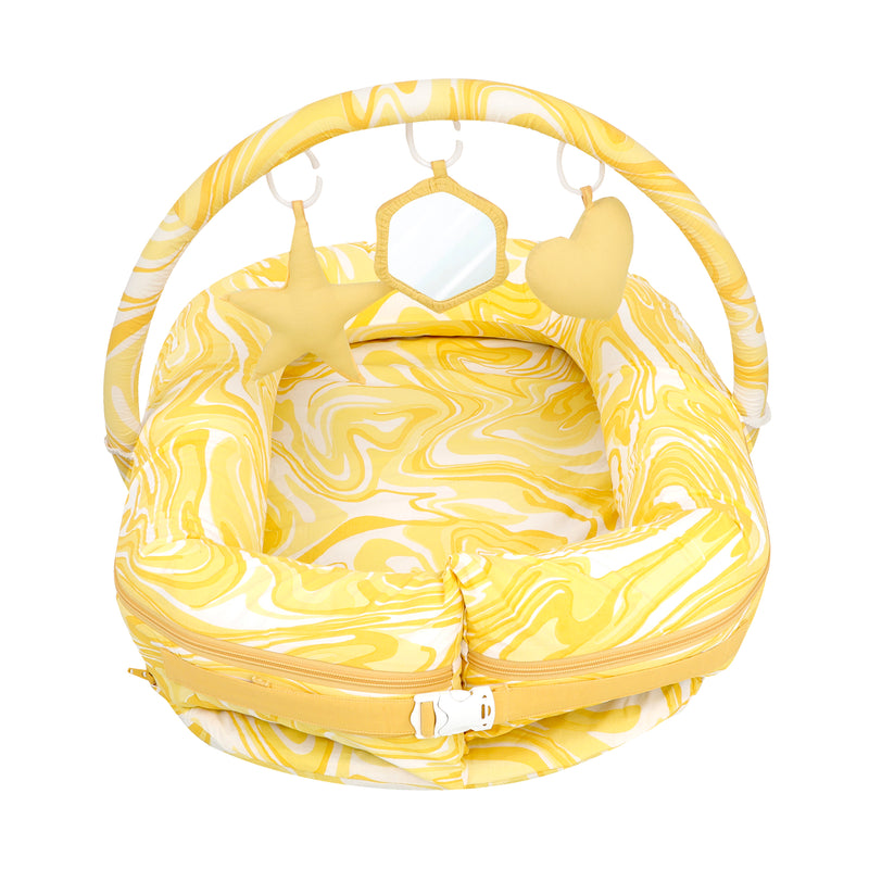 YOLK YELLOW MARBLE PLAY GYM ATTACHMENT FOR NESTO PAD