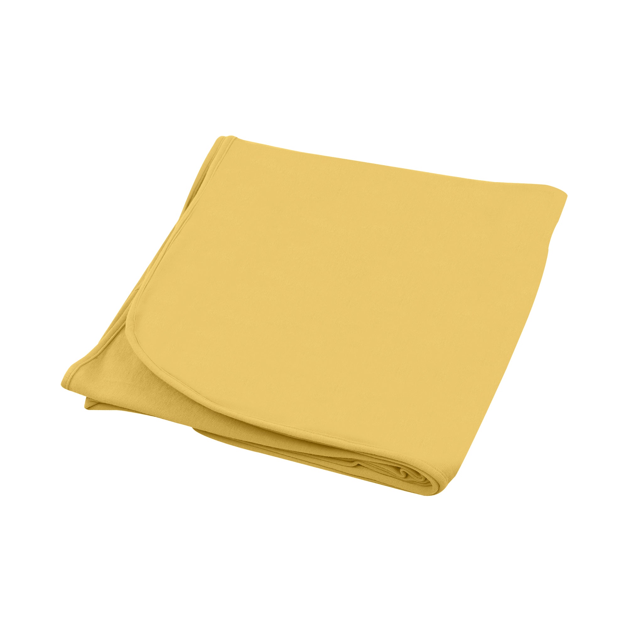 YOLK YELLOW STRETCHY JERSEY SWADDLE BLANKET