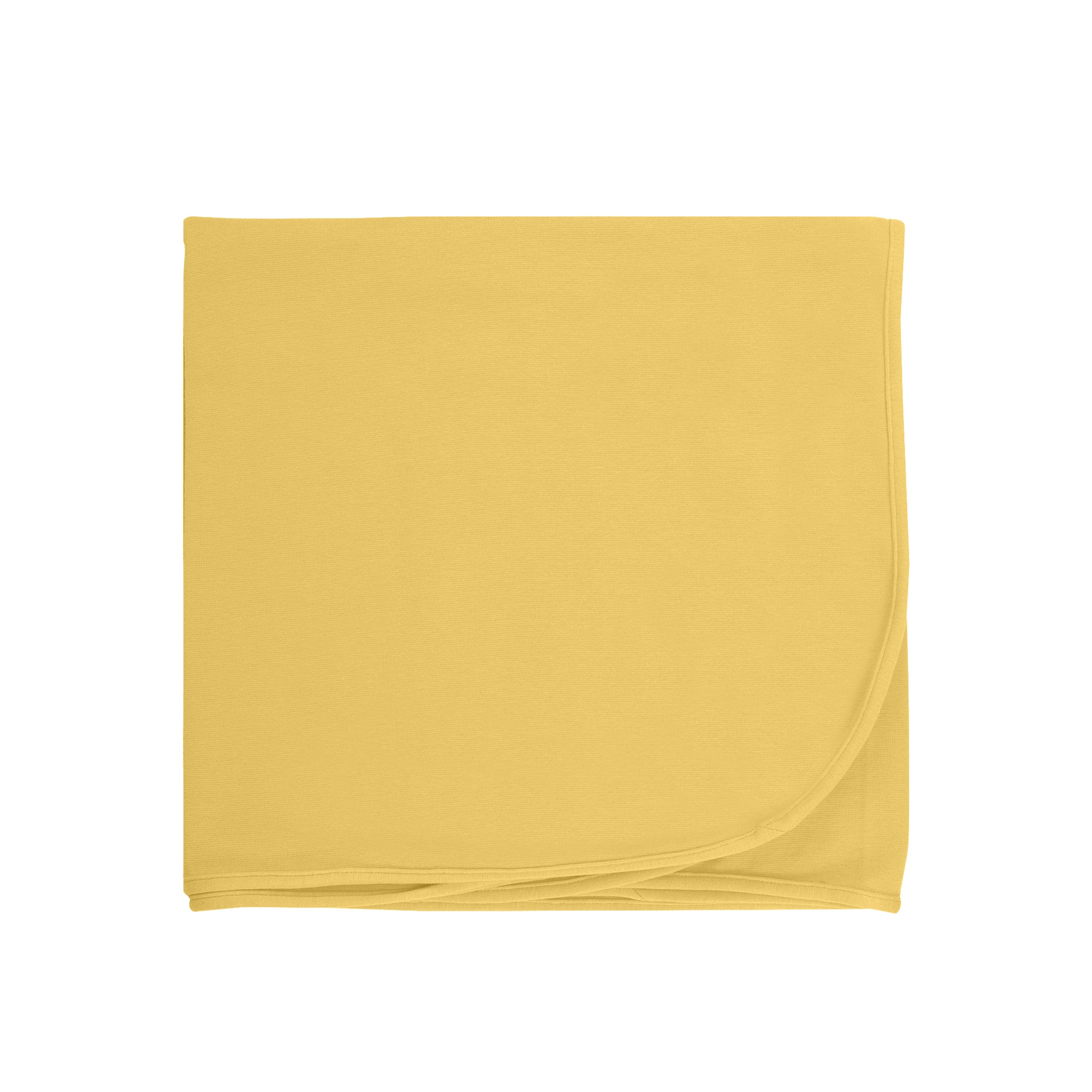 YOLK YELLOW STRETCHY JERSEY SWADDLE BLANKET