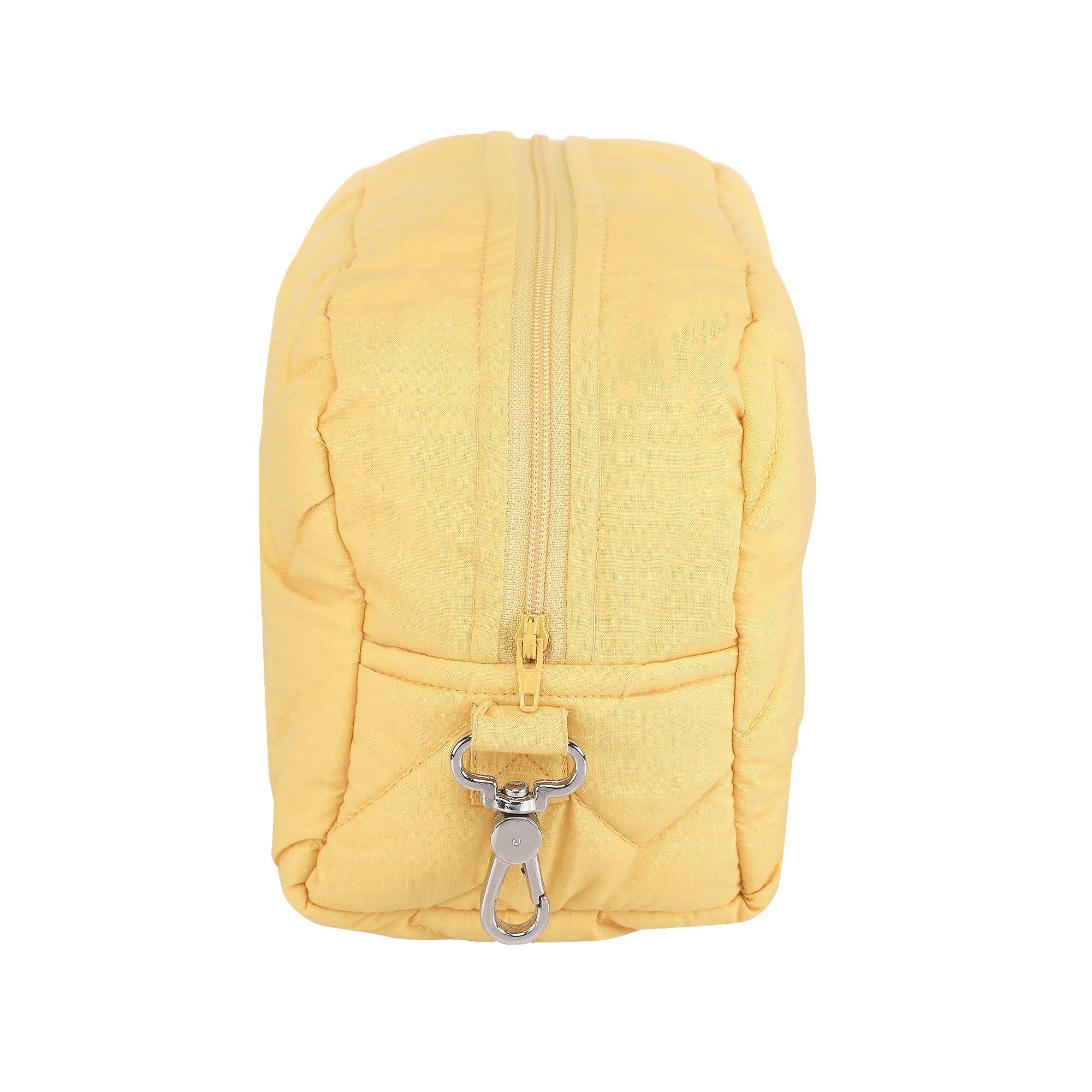 YOLK YELLOW TRAVEL VANITY BAG