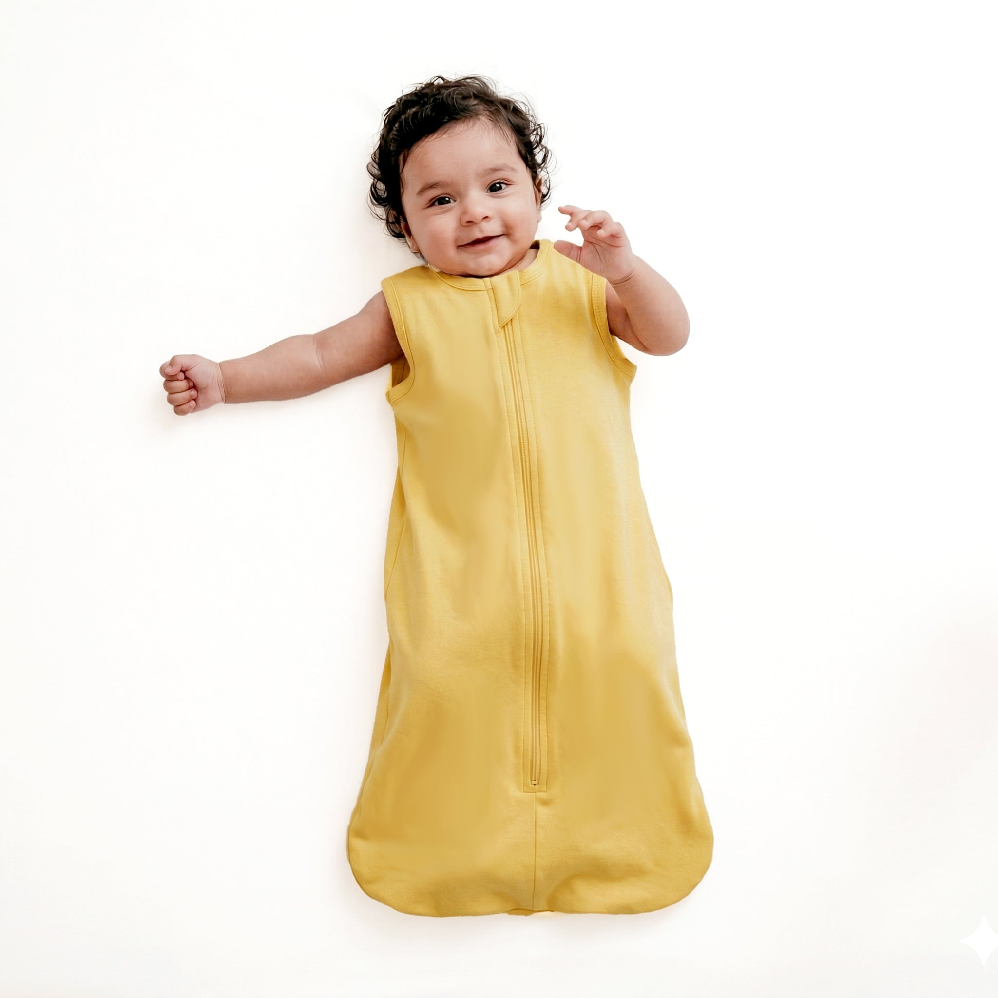 BABY SLEEPING BAG (0.6 TOG) - YOLK YELLOW | TULO BABY