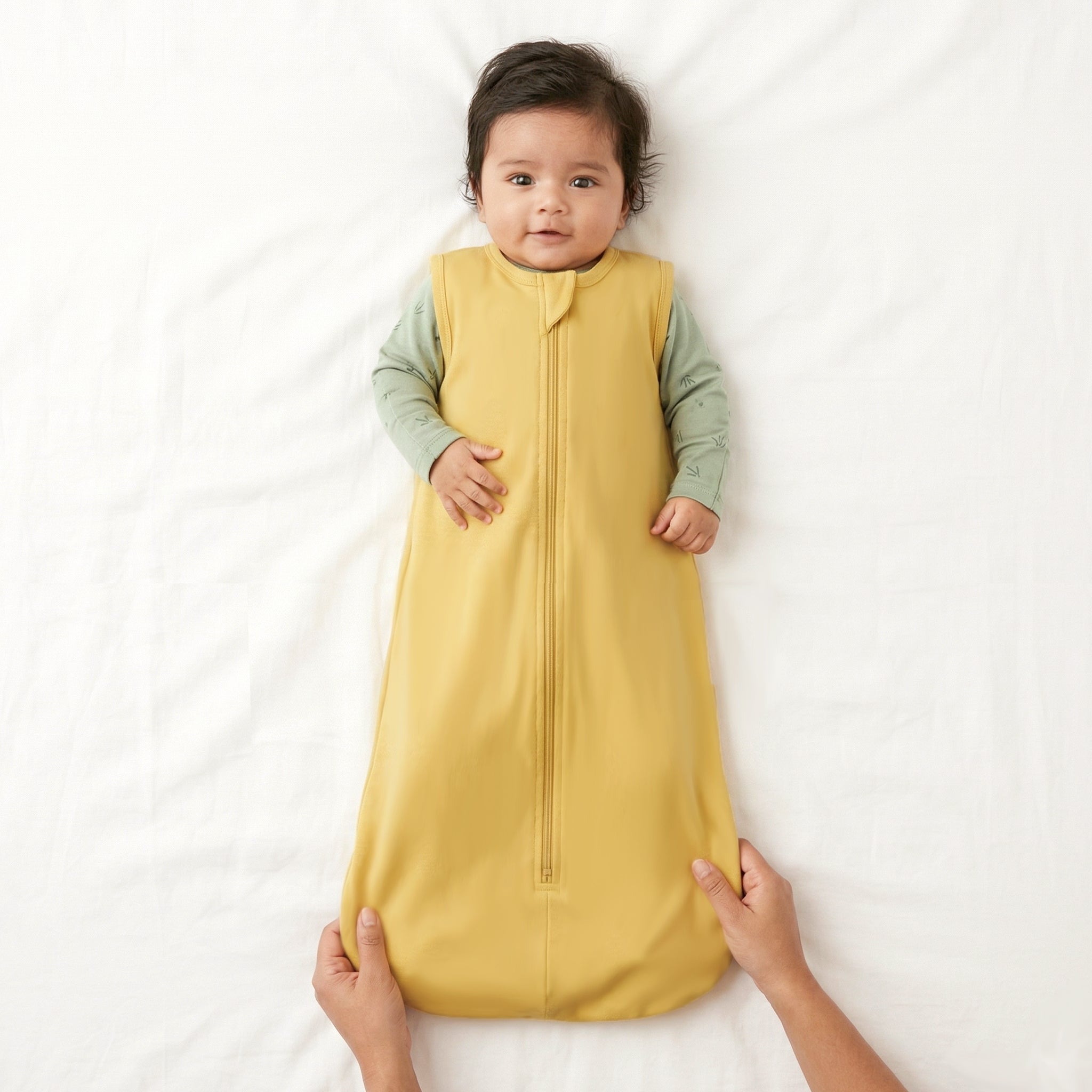 BABY SLEEPING BAG (1.2 TOG) - YOLK YELLOW | TULO BABY