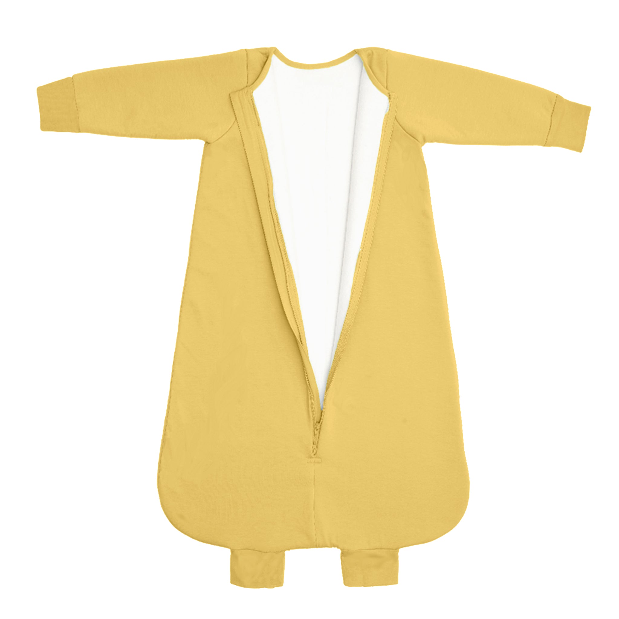 BABY SLEEPING BAG WITH FOOTIES AND SLEEVES (2.5 TOG) - YOLK YELLOW | TULO BABY