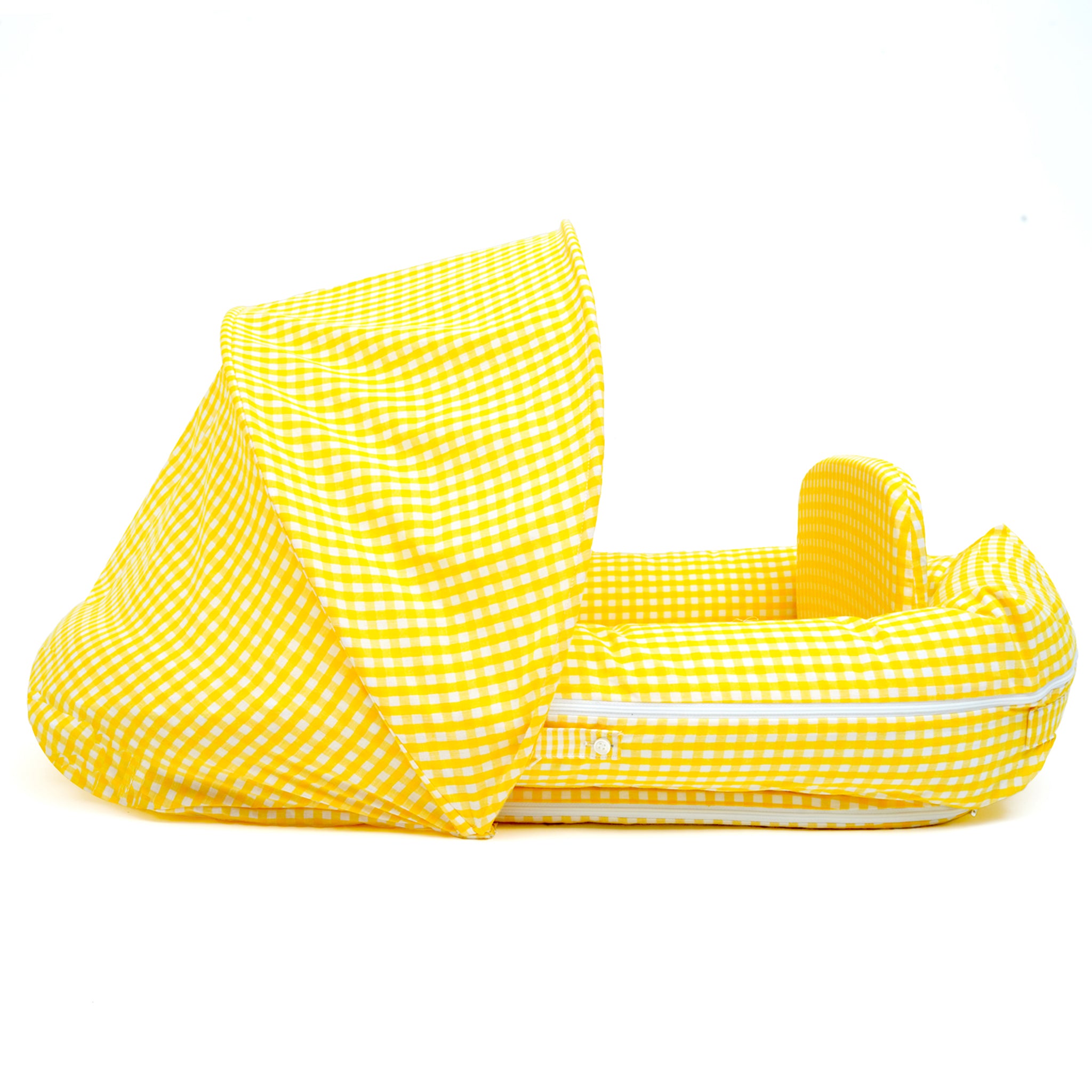 YELLOW GINGHAM NESTO PAD CANOPY