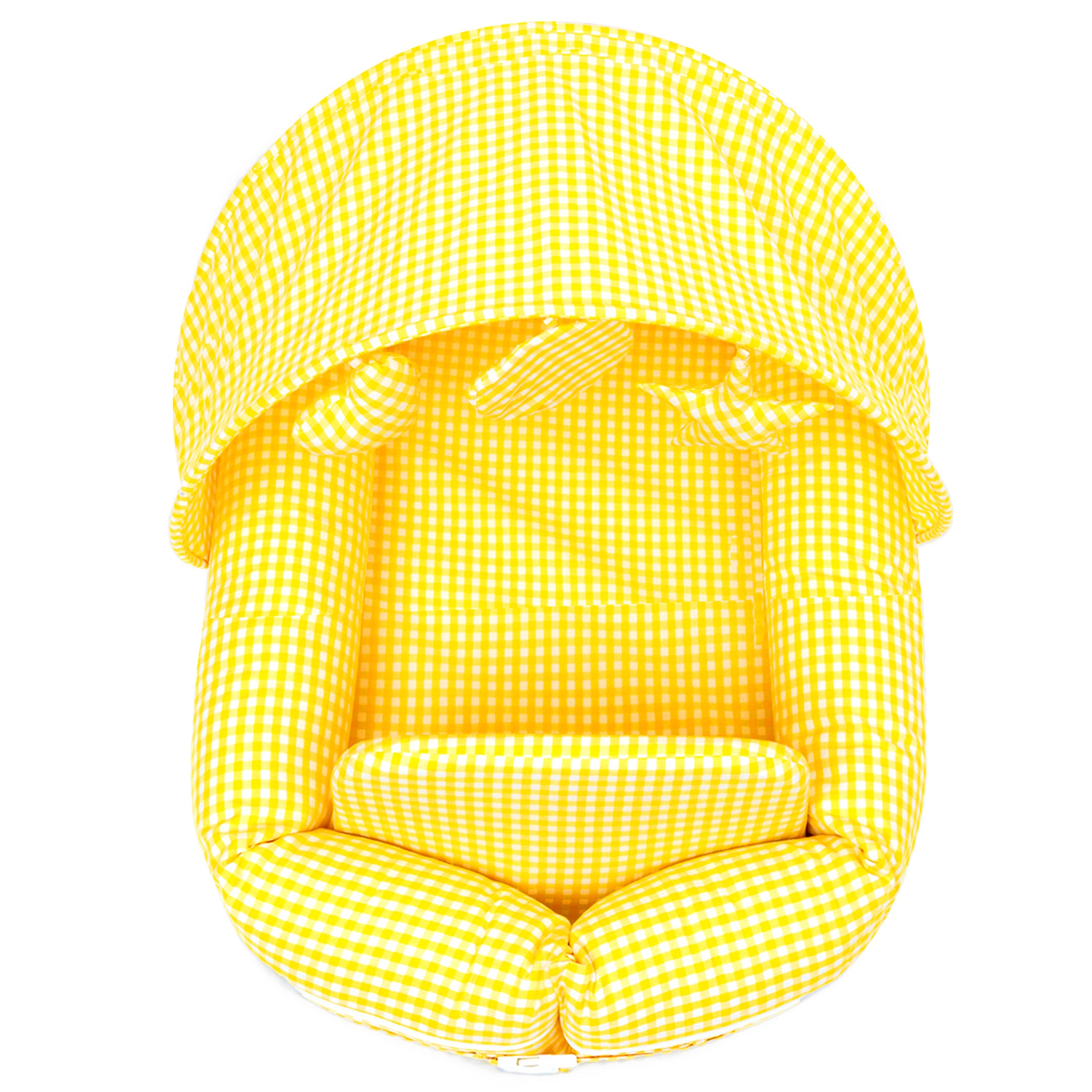 YELLOW GINGHAM NESTO PAD CANOPY