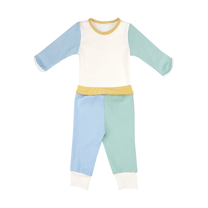 CANTON BLUE YELLOW TWO PIECE SET