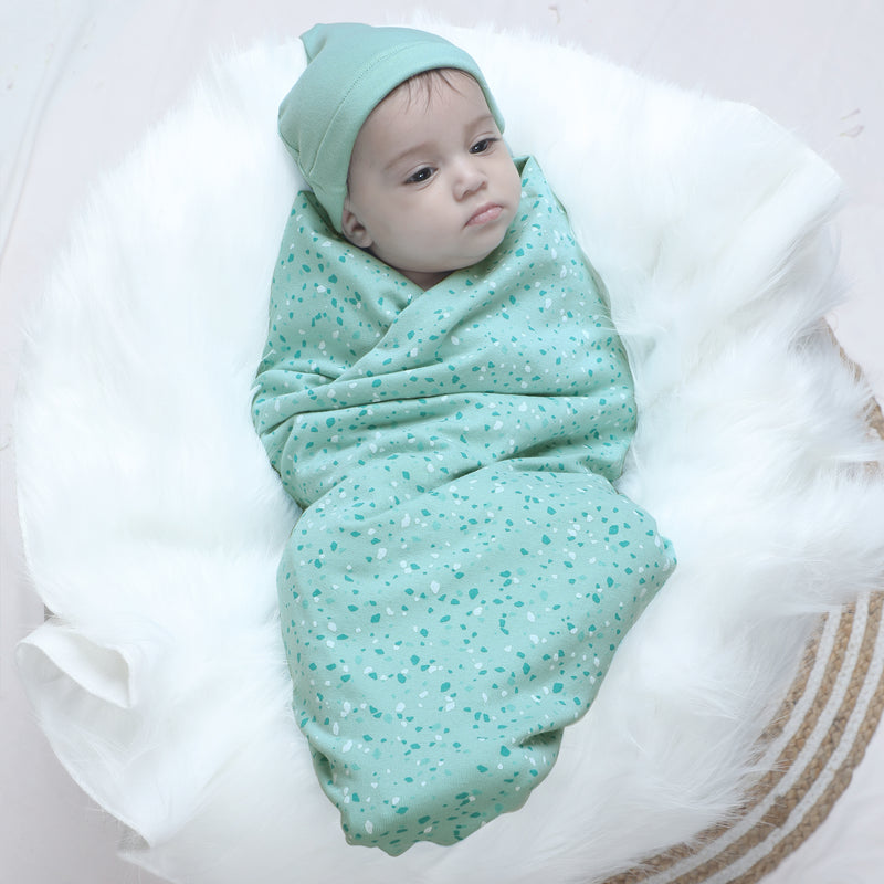 CANTON TERRAZZO SWADDLE BLANKET GIFT BOX