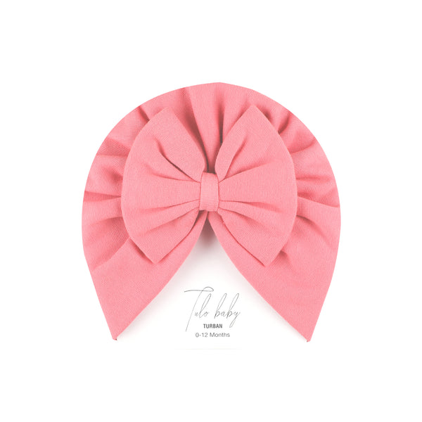 DESSERT ROSE BOW TURBAN