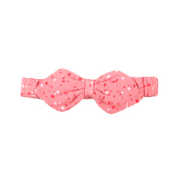 DESSERT ROSE TERRAZZO BOW HEADBAND