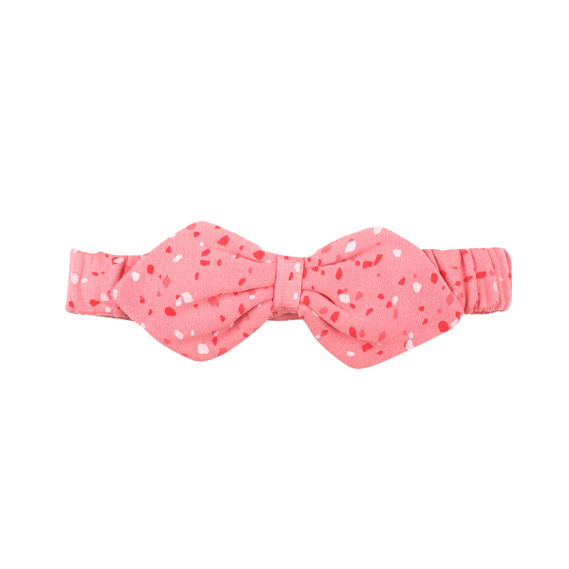 DESSERT ROSE TERRAZZO BOW HEADBAND