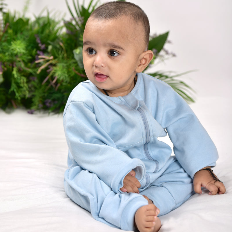 DUSK BLUE SLEEPSUIT