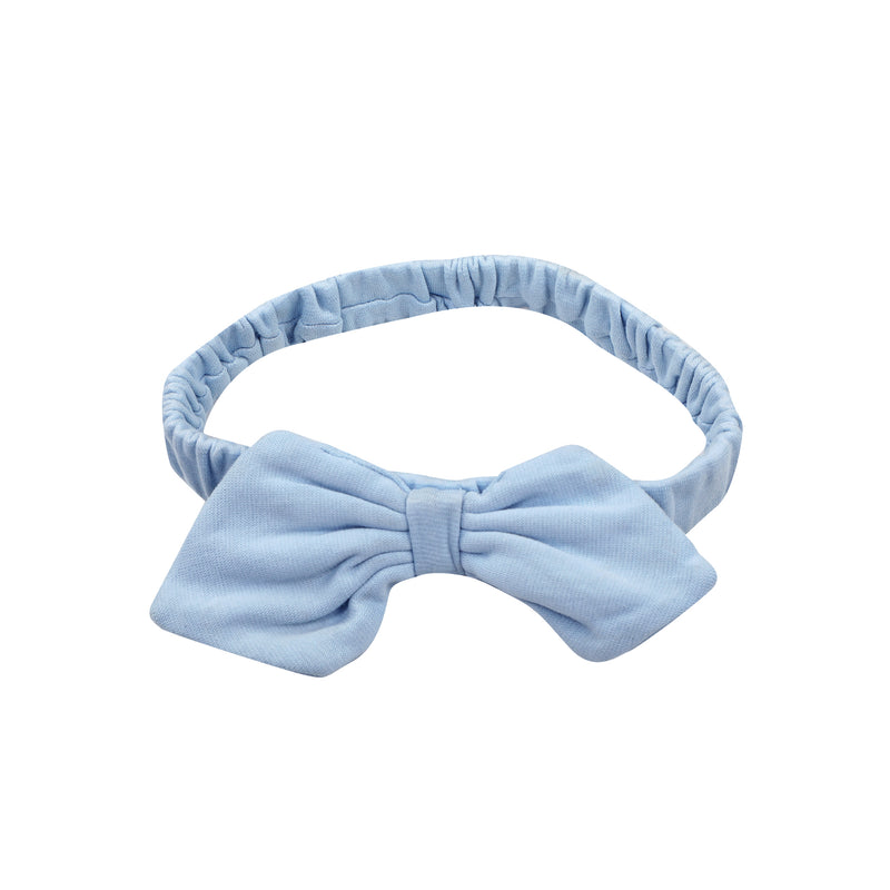 DUSK BLUE STRETCHY JERSEY SWADDLE BLANKET