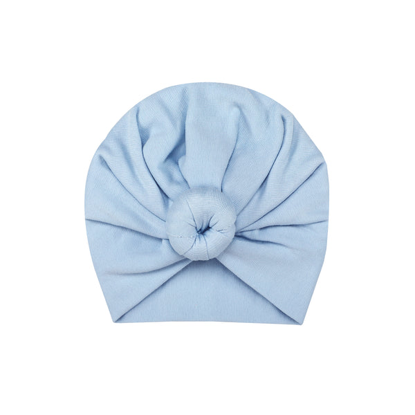 DUSK BLUE KNOTTED TURBAN