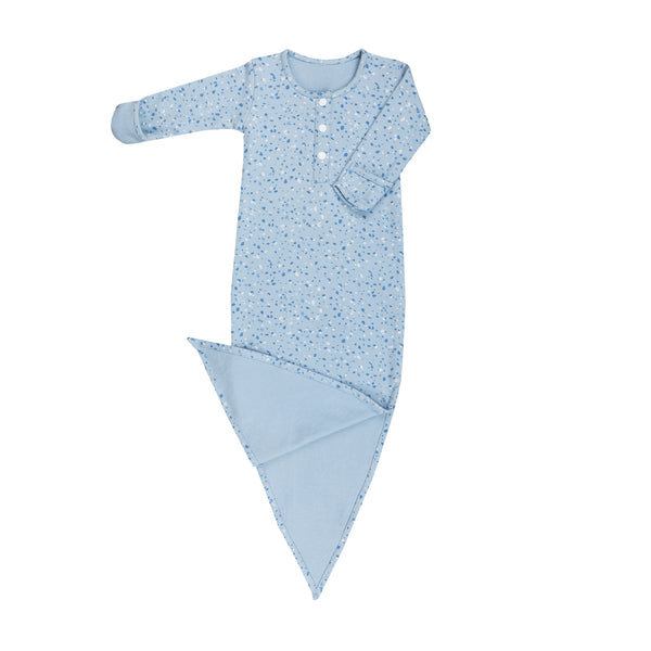 DUSK BLUE TERRAZZO KNOTTED POD