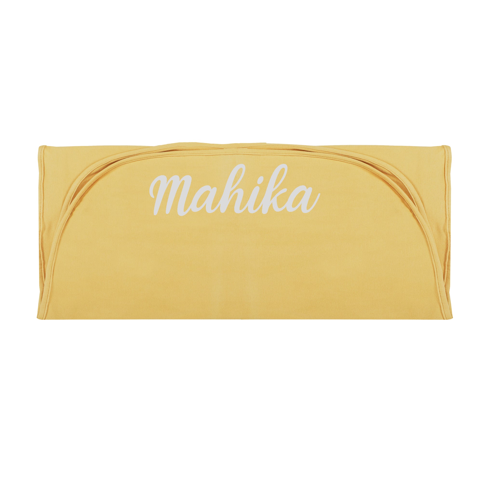 YOLK YELLOW STRETCHY JERSEY SWADDLE BLANKET