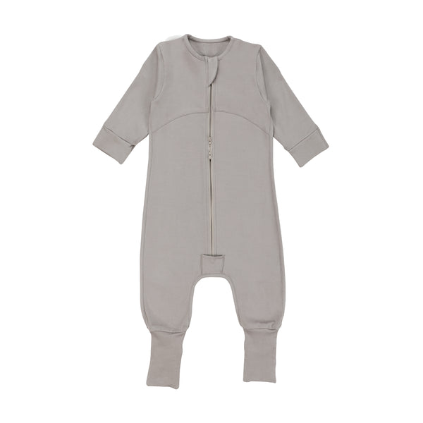 SMOKY GREY ROSE SLEEPSUIT