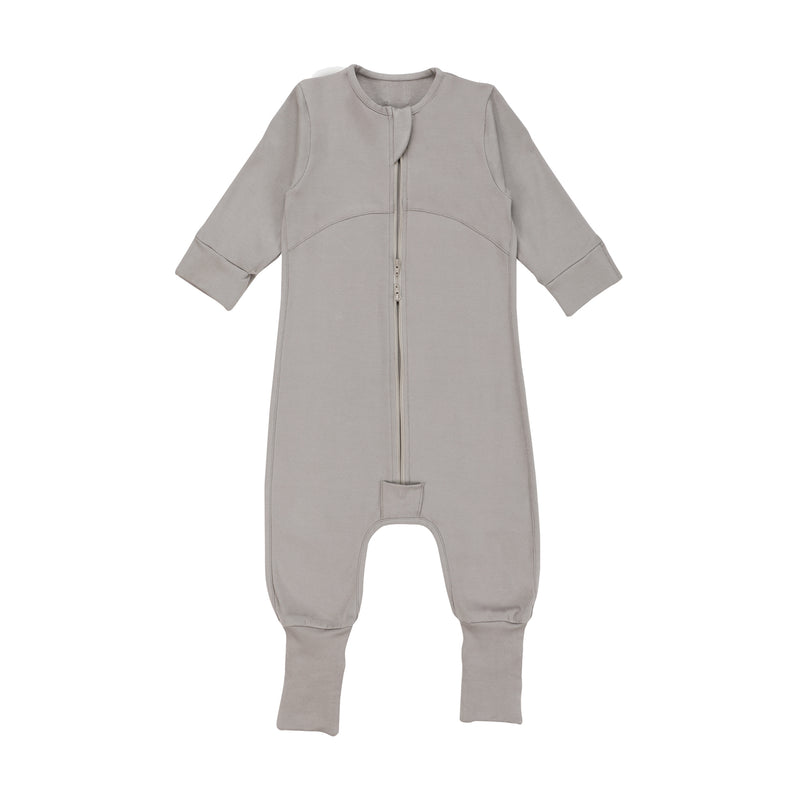 SMOKY GREY ROSE SLEEPSUIT