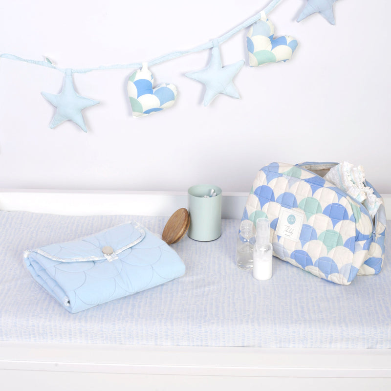 BABY BLUE CHANGING BAG - TULO BABY
